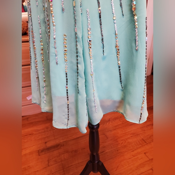 PARTYTIME SEQUINS GEMS GOWN - Picture 11 of 16